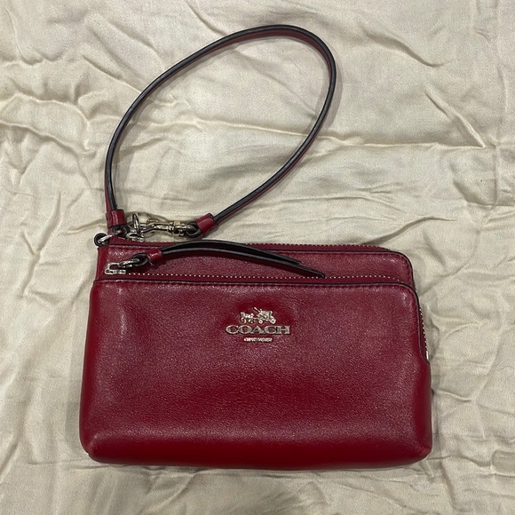 Coach Handbags - Coach double zipper wristlet